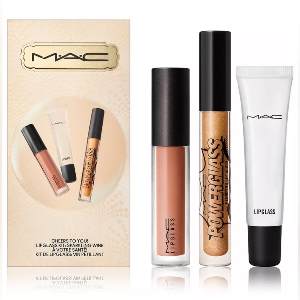 Last 3! New MAC Cheers to you Lipglass Kit